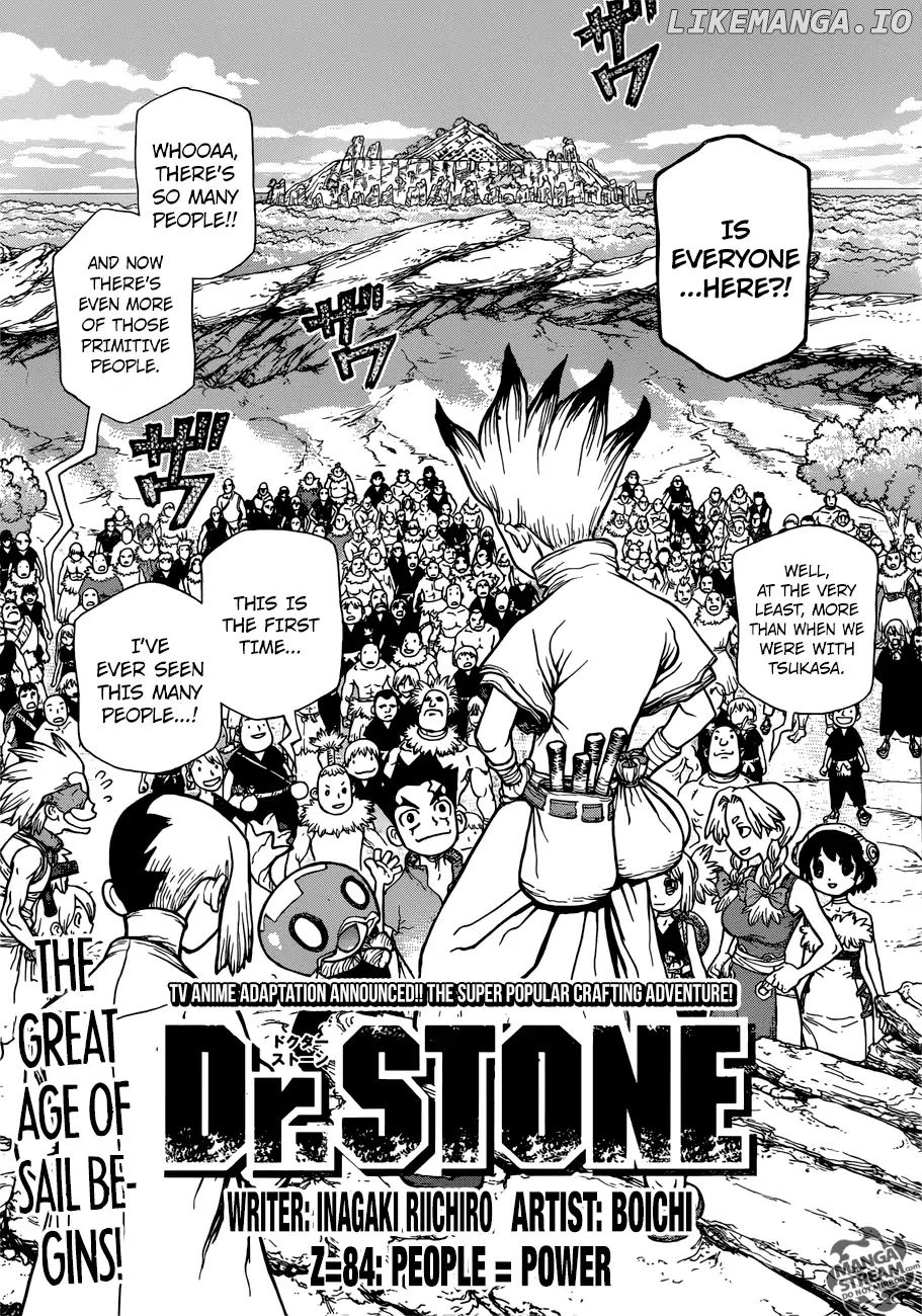 Dr.Stone Chapter 84 image 01
